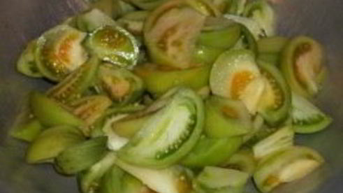 закуска из зеленых помидоров