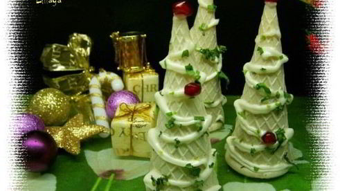 закуска новогодние елочки