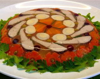 Заливное из карпа