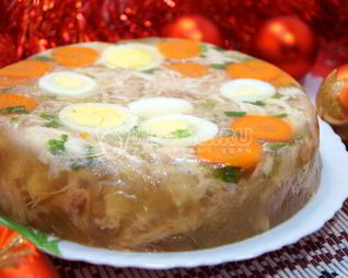 Заливное из курицы