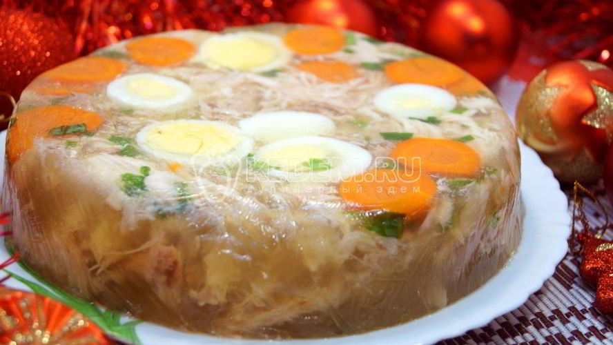 Рецепт заливного из курицы