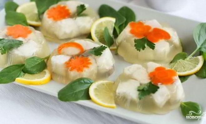 Заливное из судака