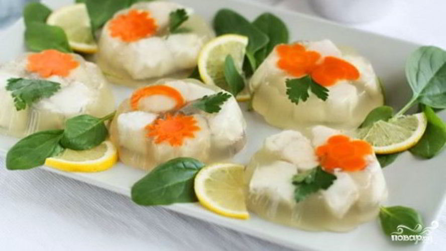 Рецепт заливного из судака