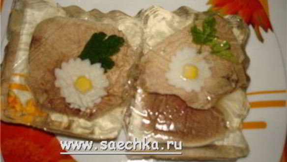 Рецепт Заливного из языка