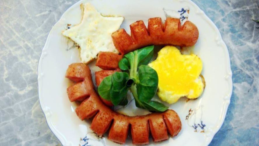 Рецепт запеченных сосисок