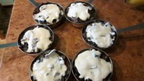 грибной жульен со сливками