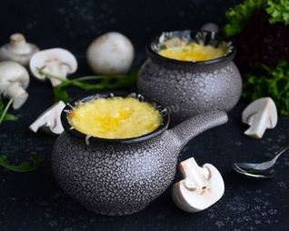 Классический жульен с грибами