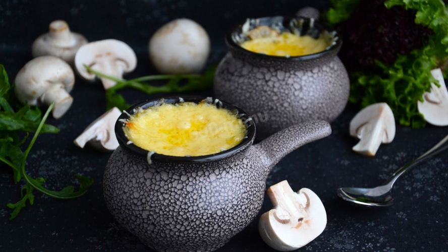 Рецепт классического жульена с грибами