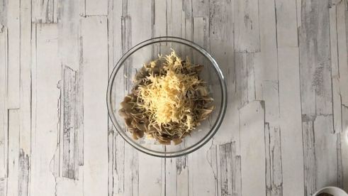 классический жульен с грибами