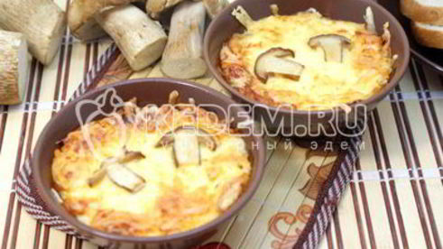 жульен из белых грибов