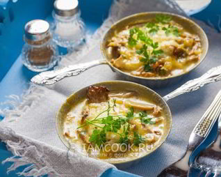 Жульен из лисичек