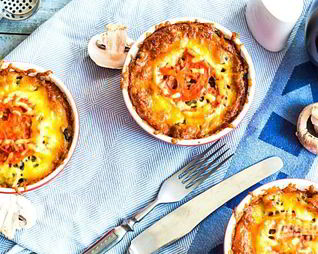 Жульен с грибами и сыром