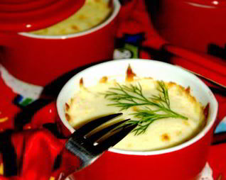 Жульен с кальмарами