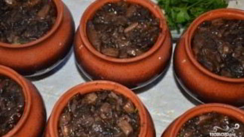 жульен со свининой и картошкой