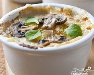 Жюльен из белых грибов