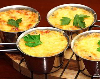 Жюльен из белыx грибов