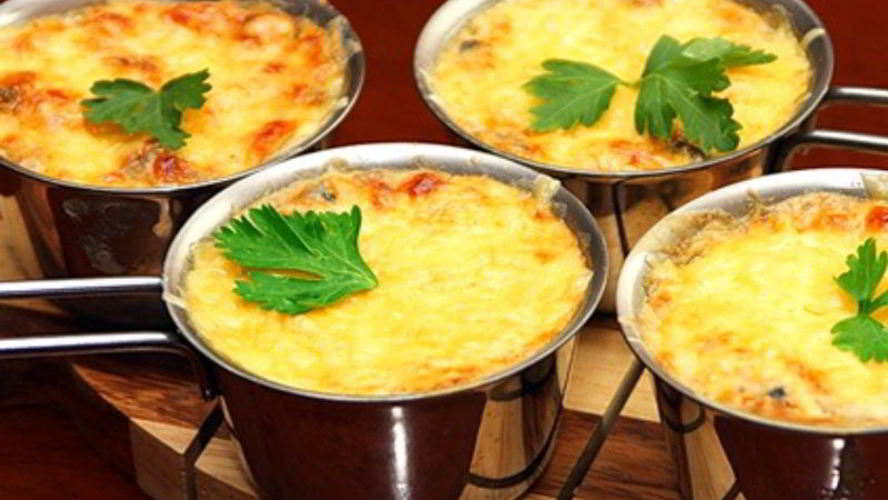 Рецепт жюльена из белых грибов