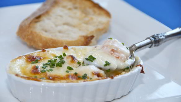 Рецепт Жюльена из красной рыбы