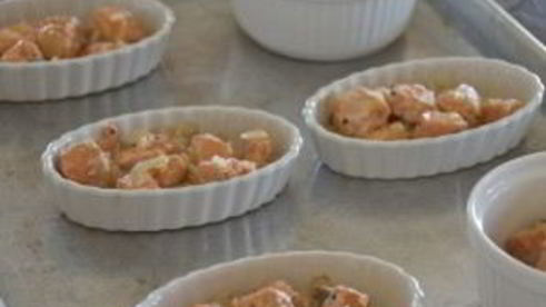 жюльен из красной рыбы