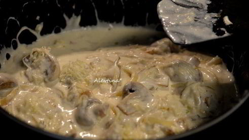 жюльен с грибами