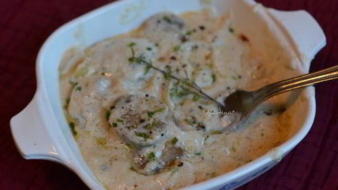 жюльен с грибами