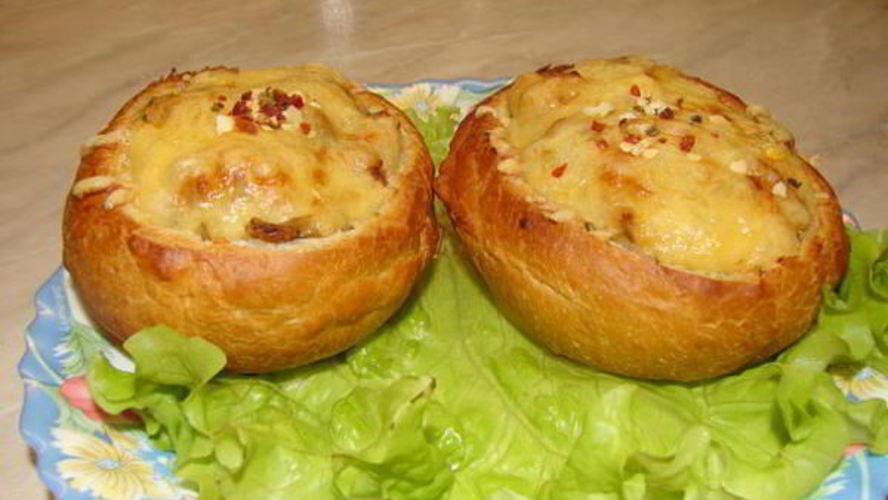 Рецепт жюльена в булочках