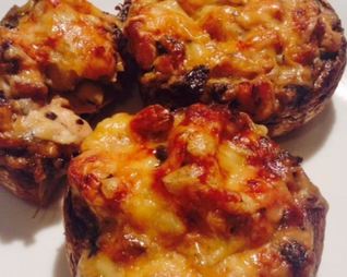 Жюльен в грибных шляпках